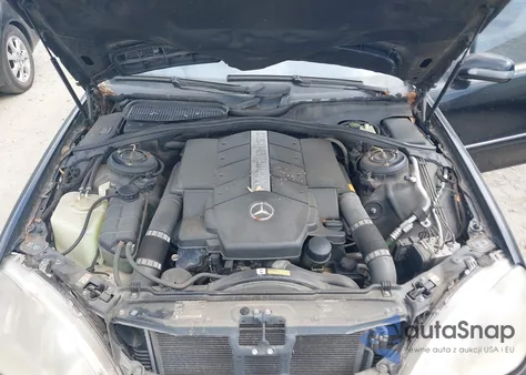 2001 Mercedes-Benz S 500 z USA, uszkodzony, nr VIN WDBNG75J71A193818